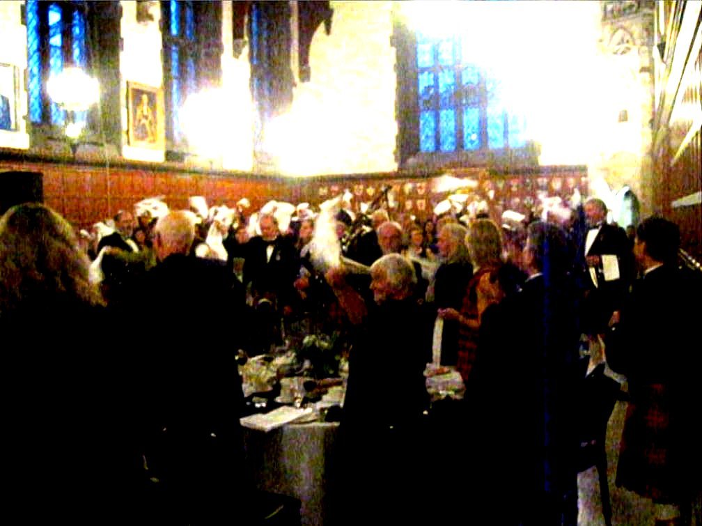 PIPING IN THE HAGGIS