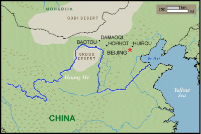 MAP OF CHINA