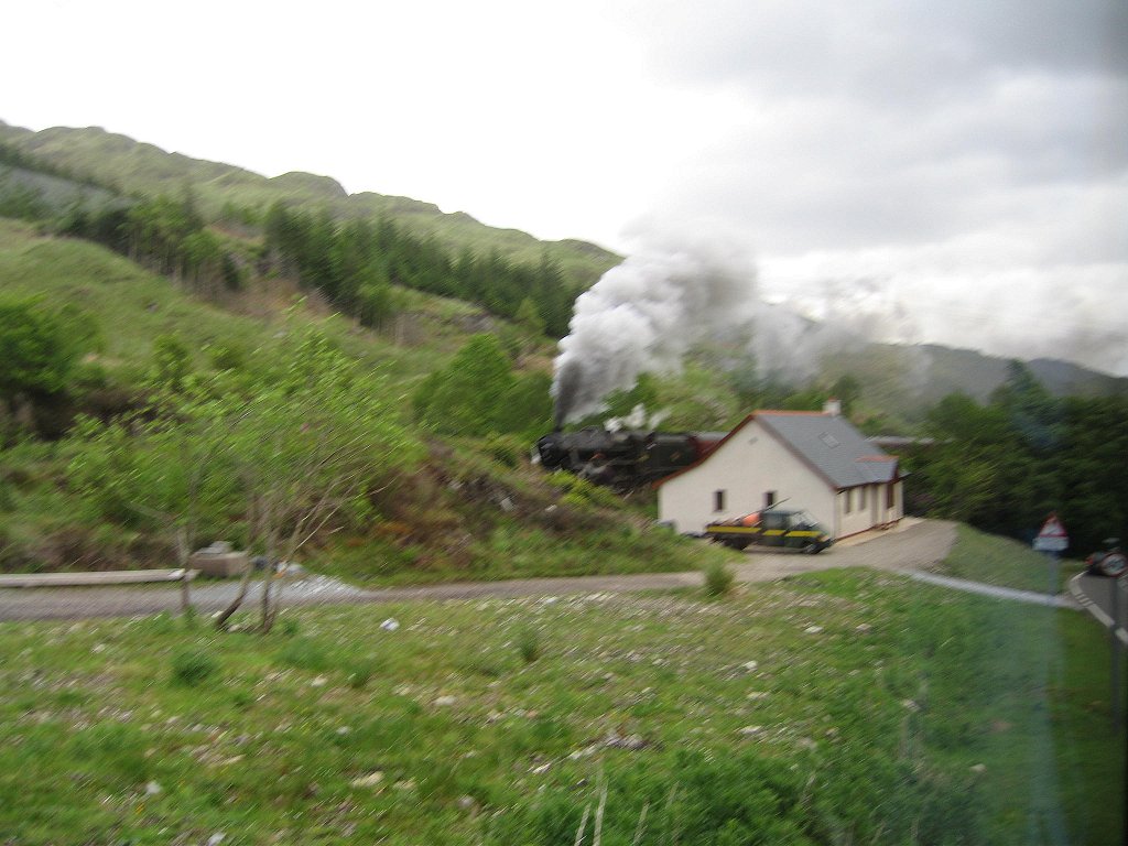 TRAIN LEAVING THE STATION