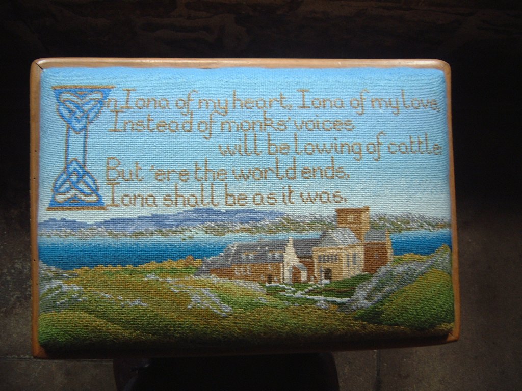 NEEDLEWORK AT ABBEY