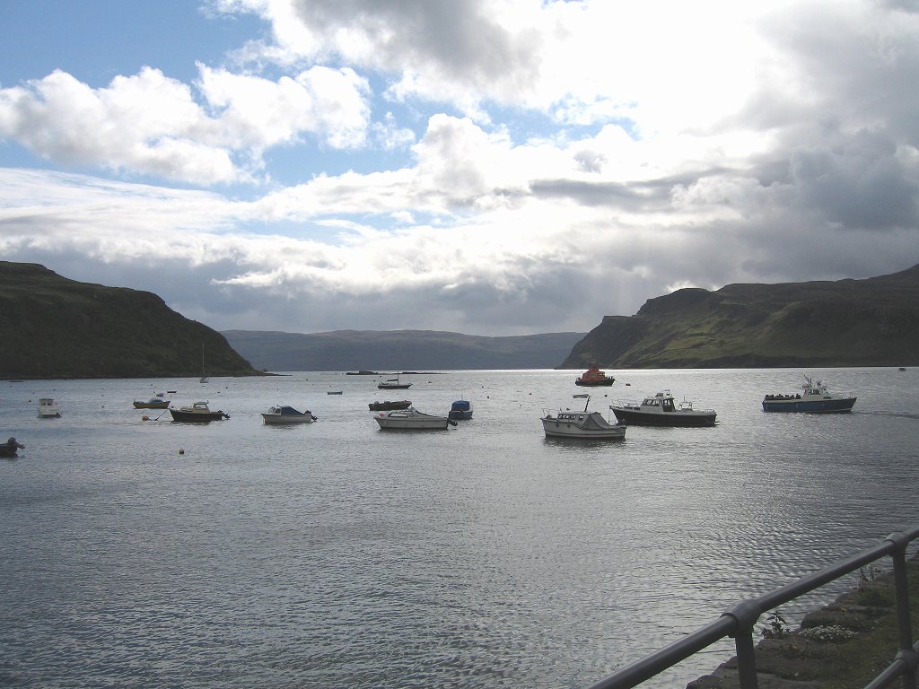 FISHING BOATS IN BAY