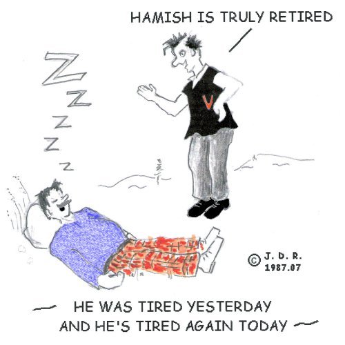 HAMISH RETIRED