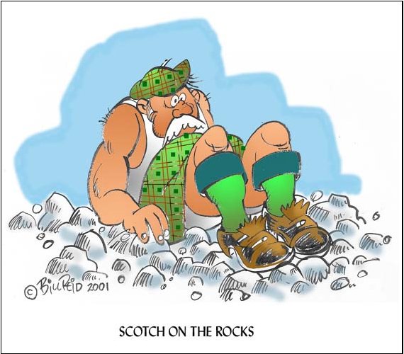 SCOTCH ON THE ROCKS