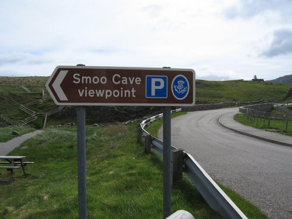 SIGN TO SMOO CAVE VIEWPOINT