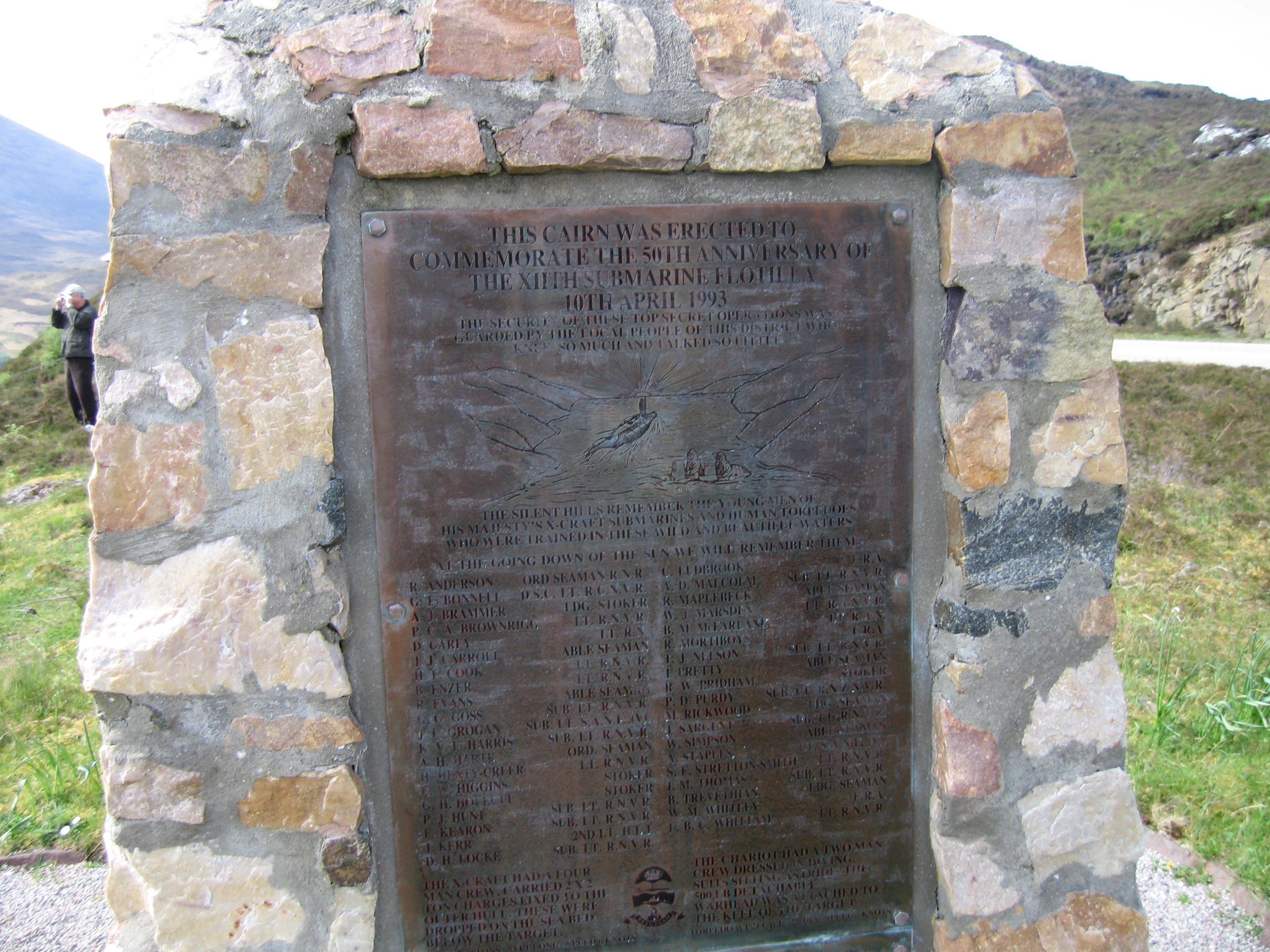 XIIth SUBMARINE FLOTILLA CAIRN